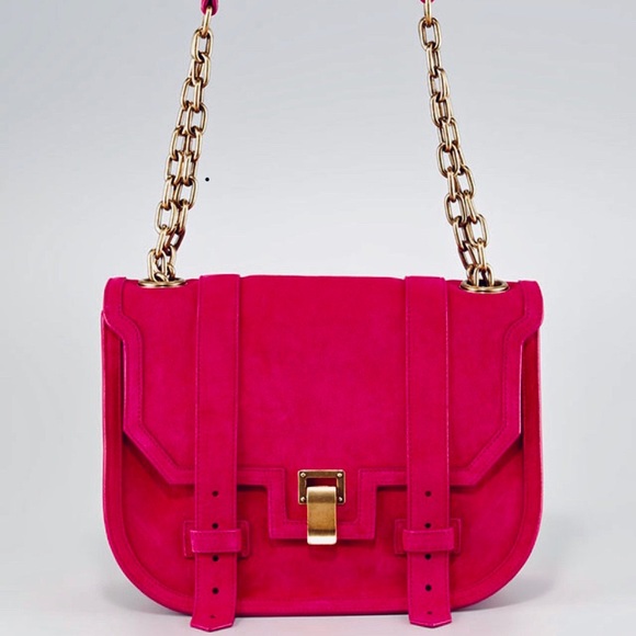 BNWT Proenza Schouler PS1 mini messenger chain suede bag - Picture 15 of 15